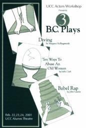 3 B.C. Plays playbill