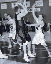 Basketball Action Shot