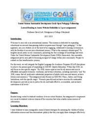 Lateral reading to assess website reliability (a 3-part assignment)